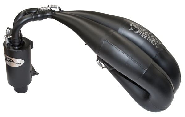 Outlaw Twin Pipes for Polaris 9R 2023-25